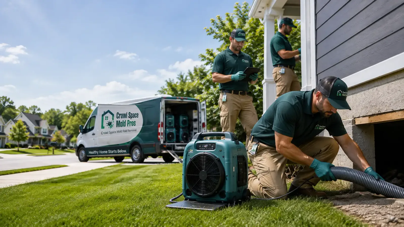 Crawl Space Mold Removal in Bentonville, VA